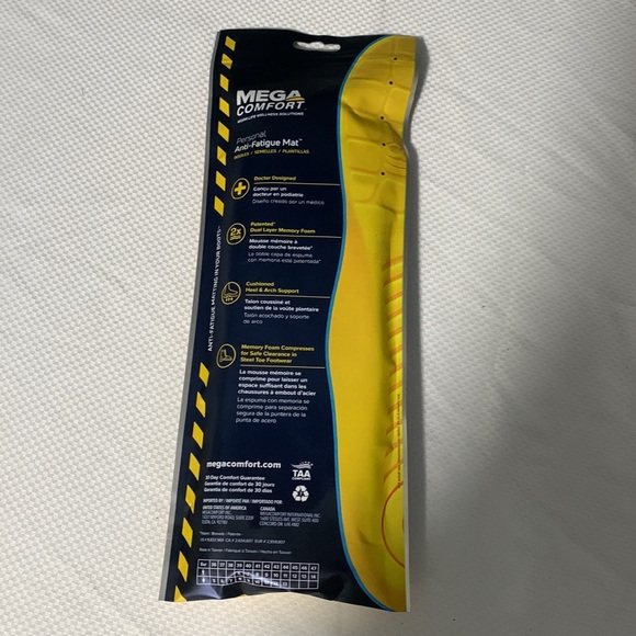 NEW MEGAComfort Personal Anti-Fatigue Mat Insole Multiple Sizes - Picture 6 of 9